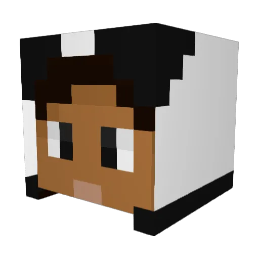 LucasJaramillo Minecraft avatar head, 3D render