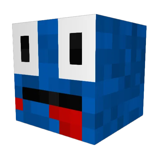 LucasLucky987 Minecraft avatar head, 3D render