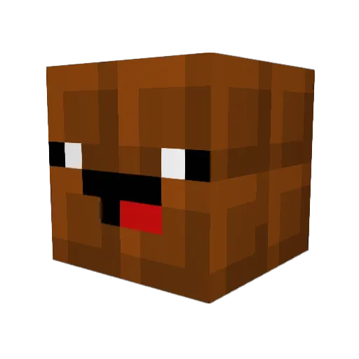 LucasMcC Minecraft avatar head, 3D render