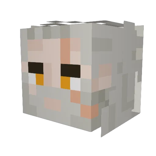 LucasSjosten Minecraft avatar head, 3D render