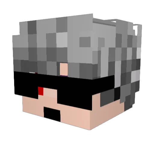 LucasTesser Minecraft avatar head, 3D render