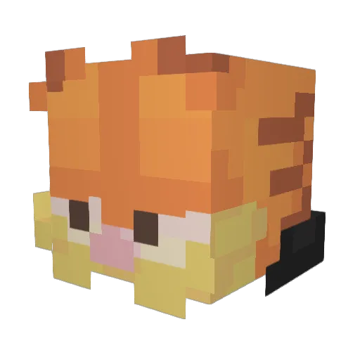 LucasThePie Minecraft avatar head, 3D render