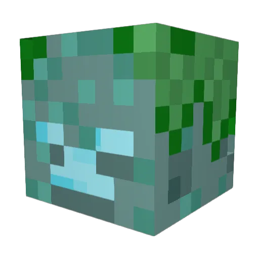 LucasVJ Minecraft avatar head, 3D render
