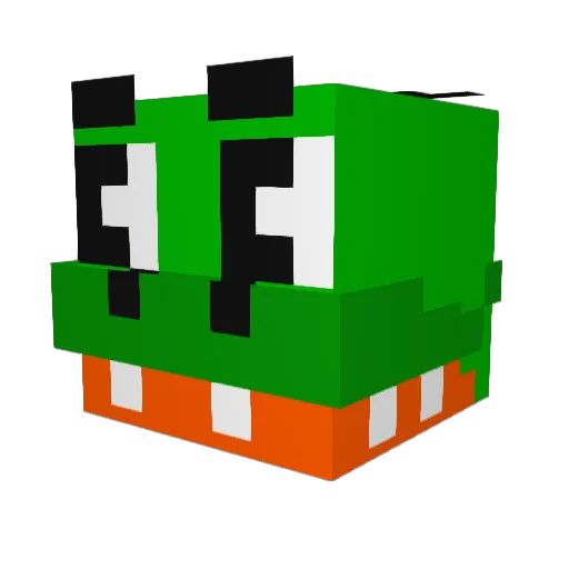 Lucas_232 Minecraft avatar head, 3D render