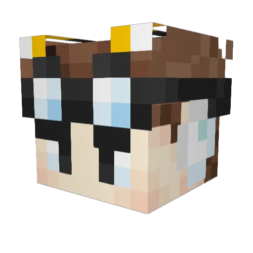 Lucas_Dale Minecraft avatar head, 3D render