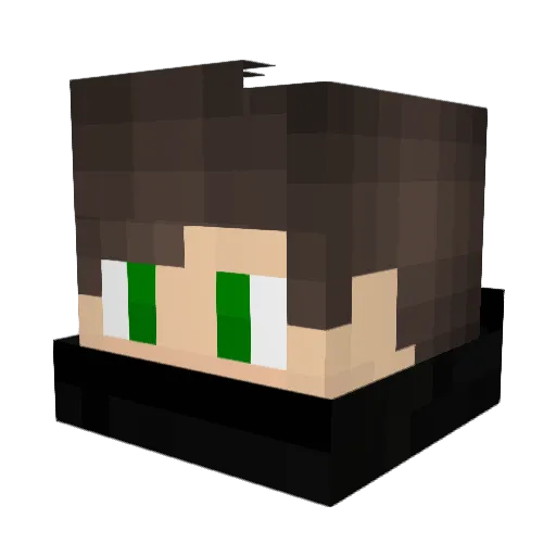 Lucas_MC Minecraft avatar head, 3D render