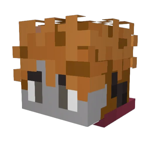 Lucas_Nam Minecraft avatar head, 3D render