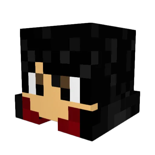 Lucas_Pilek Minecraft avatar head, 3D render
