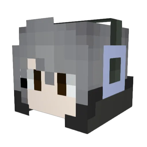 Lucas_TO Minecraft avatar head, 3D render