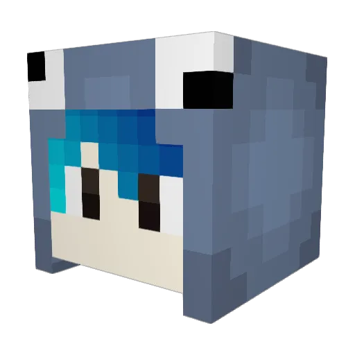 Lucas_Wolf Minecraft avatar head, 3D render
