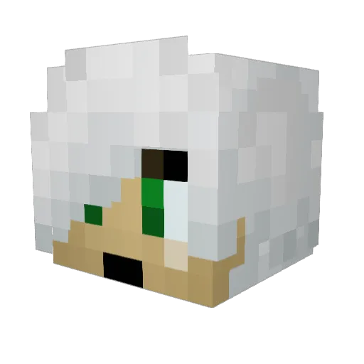 Lucas_Zaw Minecraft avatar head, 3D render