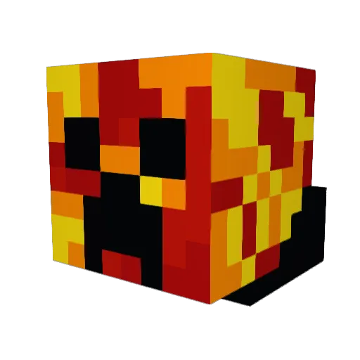 Lucasboon Minecraft avatar head, 3D render