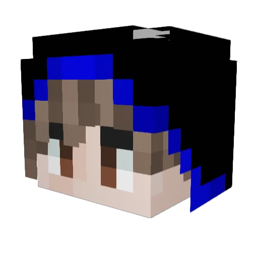 Lucasch Minecraft avatar head, 3D render