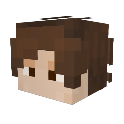 Lucasdkl Minecraft avatar head, 3D render