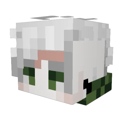 Lucaspel4do Minecraft avatar head, 3D render