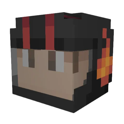 Lucasroyalebm Minecraft avatar head, 3D render