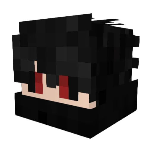 Lucass_Ghoul Minecraft avatar head, 3D render