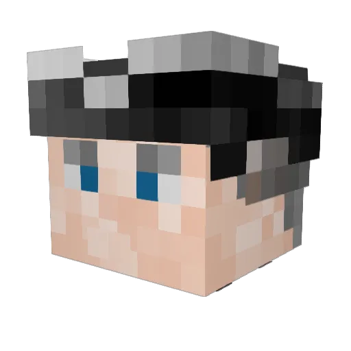 LucasxD23 Minecraft avatar head, 3D render