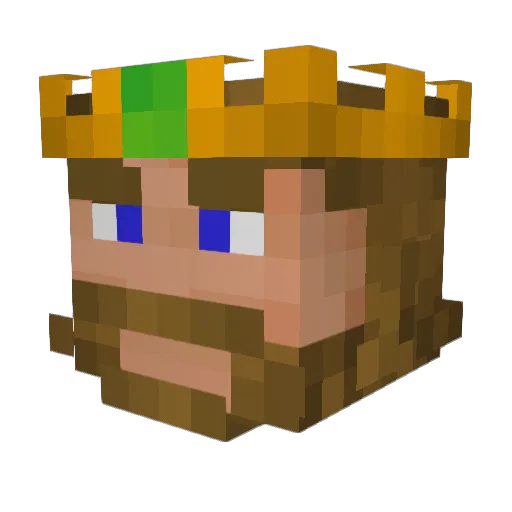 Lucaszz_14 Minecraft avatar head, 3D render