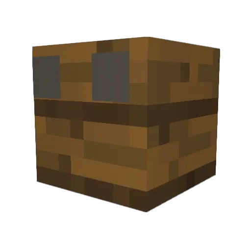 Lucatb Minecraft avatar head, 3D render