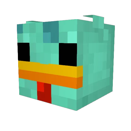 Lucatje9 Minecraft avatar head, 3D render