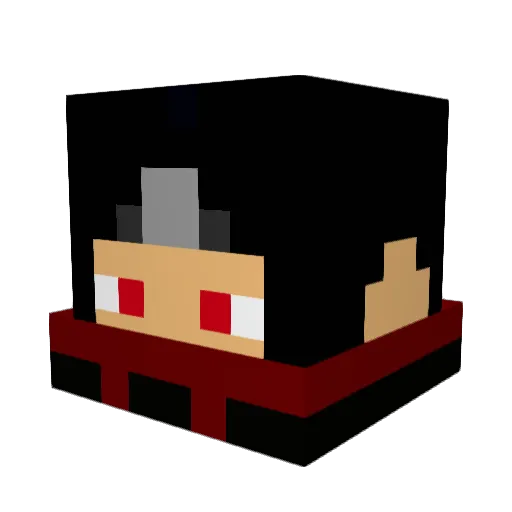 Lucaz00 Minecraft avatar head, 3D render