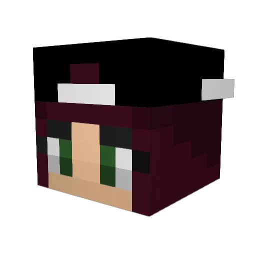 Lucca1907 Minecraft avatar head, 3D render