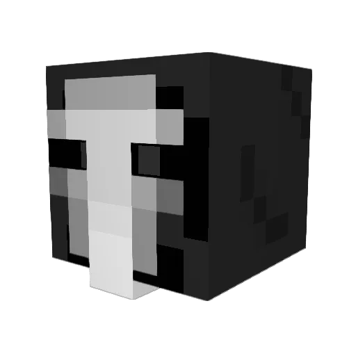LucciR6 Minecraft avatar head, 3D render