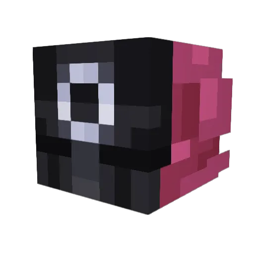LuceLuca Minecraft avatar head, 3D render