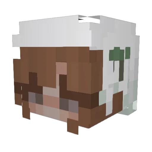Luceatiel_Spades Minecraft avatar head, 3D render