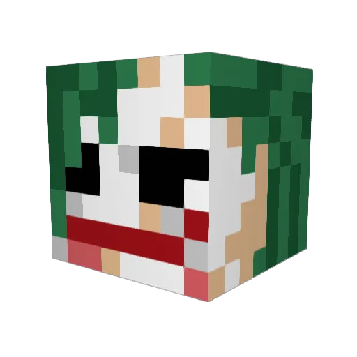 Luceo_Non_Uro Minecraft avatar head, 3D render