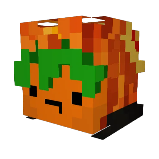 Luchimaster Minecraft avatar head, 3D render