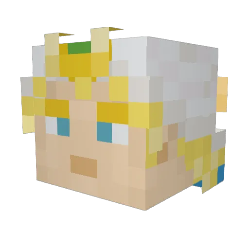 Luchintau17 Minecraft avatar head, 3D render