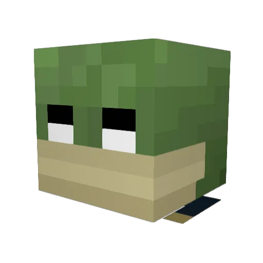 Lucho09 Minecraft avatar head, 3D render