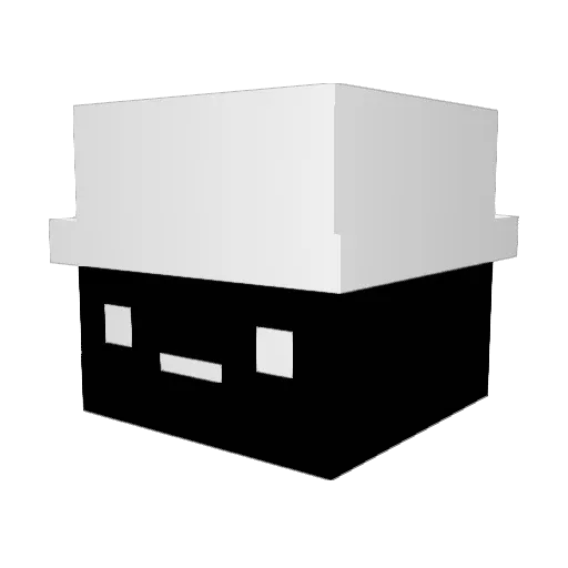 Lucianao20 Minecraft avatar head, 3D render