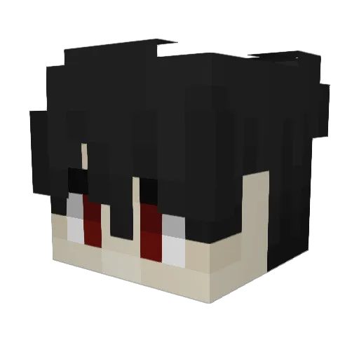 Lucianius Minecraft avatar head, 3D render
