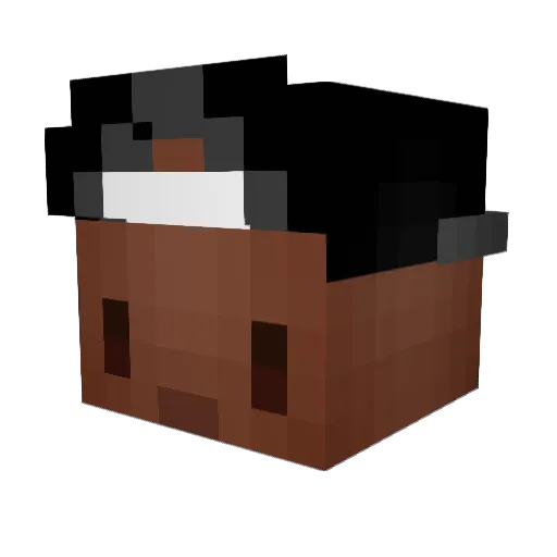 Luciano0710 Minecraft avatar head, 3D render