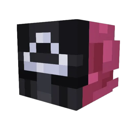 Luciano_AR Minecraft avatar head, 3D render