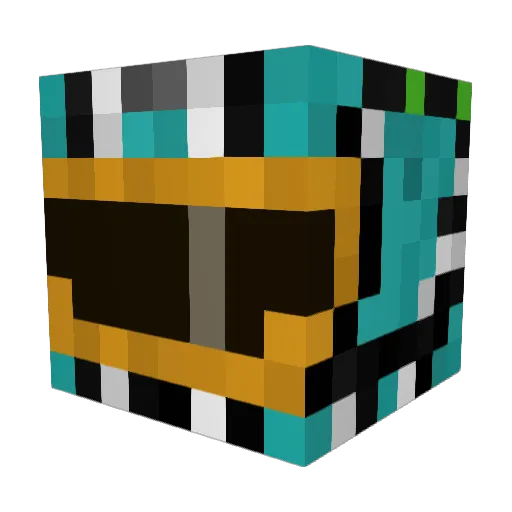 LucidBoi978 Minecraft avatar head, 3D render