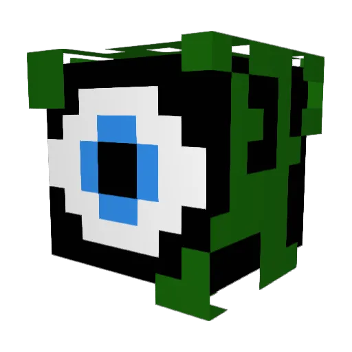 LucidCloud Minecraft avatar head, 3D render