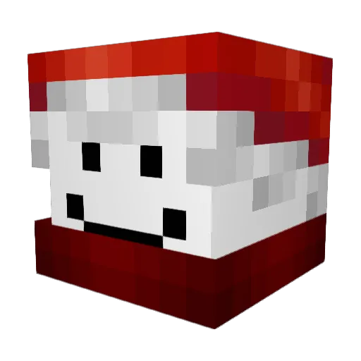 LucidDroplet Minecraft avatar head, 3D render