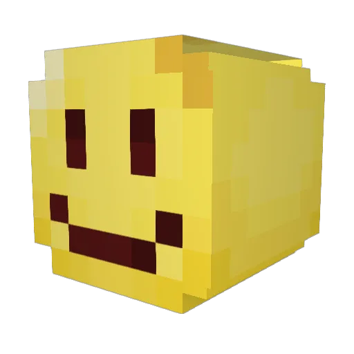 LucidX190 Minecraft avatar head, 3D render