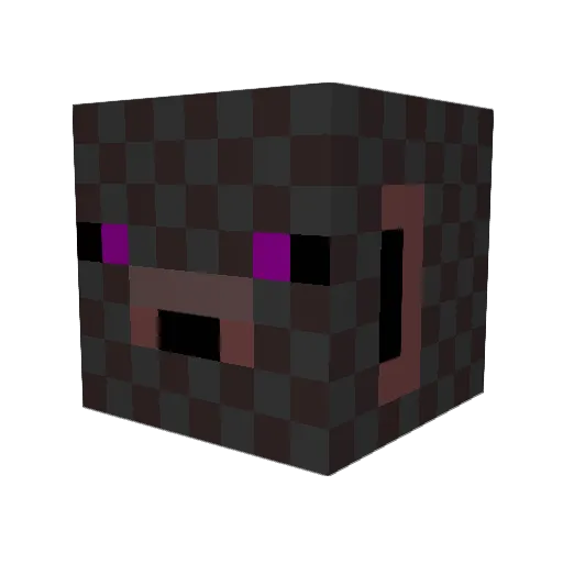 Lucid_801 Minecraft avatar head, 3D render