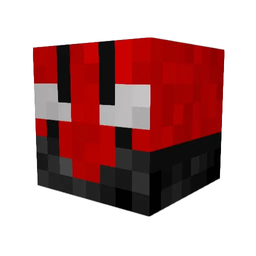 Lucid_Deadman Minecraft avatar head, 3D render