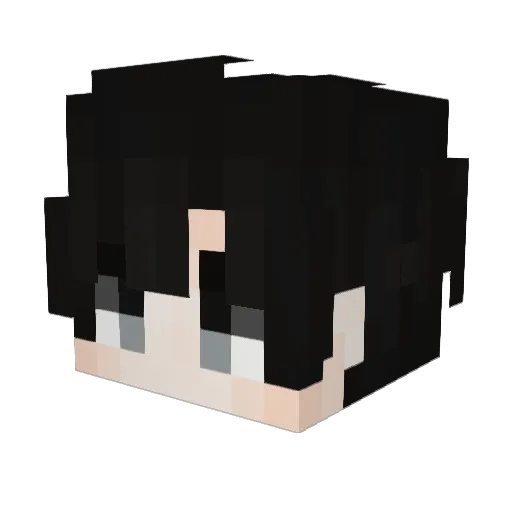 Lucidrius Minecraft avatar head, 3D render