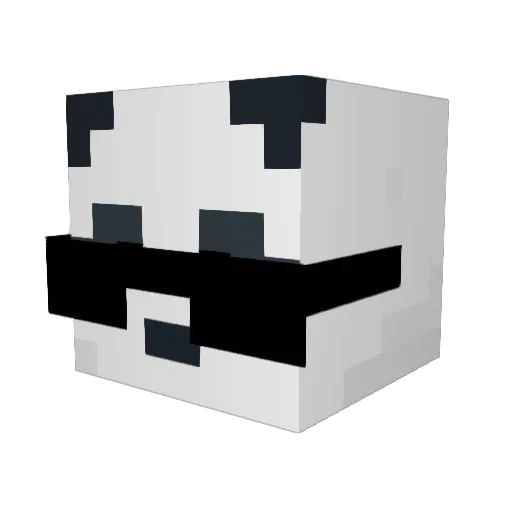 LucieCaboosy Minecraft avatar head, 3D render