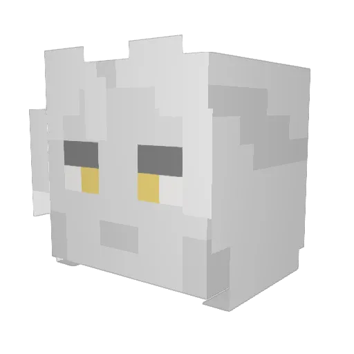 Lucifel985 Minecraft avatar head, 3D render