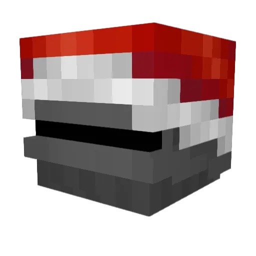 Lucifer9223 Minecraft avatar head, 3D render