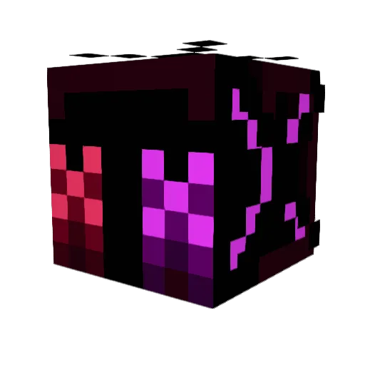 LuciferIV Minecraft avatar head, 3D render