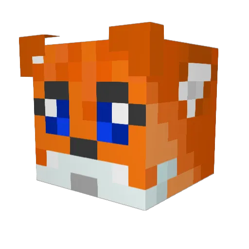 Lucifer_Drag Minecraft avatar head, 3D render